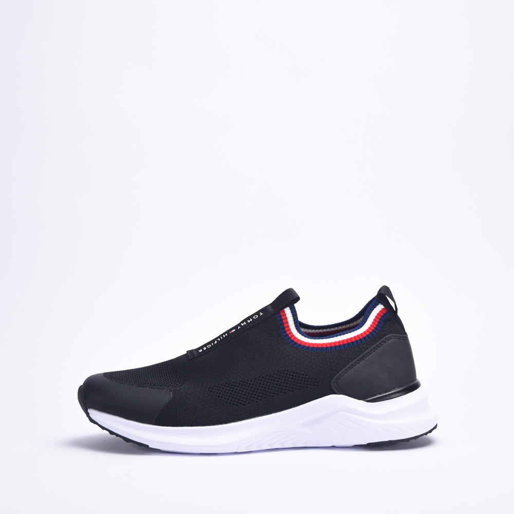TOMMY HILFIGER - SNEAKER CALZA BASSA NERO