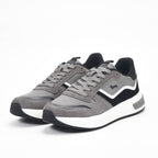 Harmont and Blaine Suede and Technical Fabric Sneakers