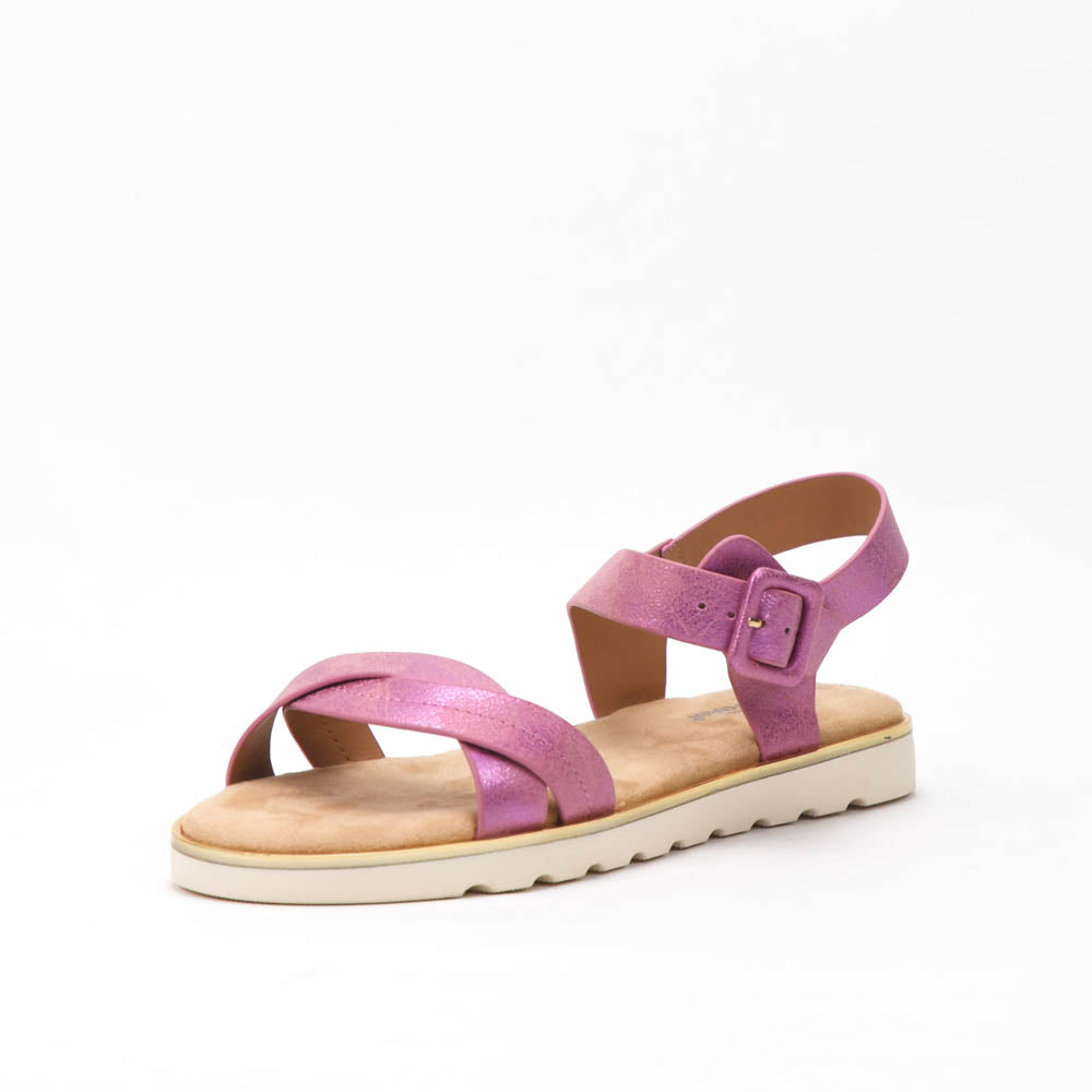 Safety Jogger Cross-Strap Buckle Sandals