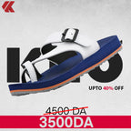 KITO SLIDE AA51M أبيض-أزرق داكن