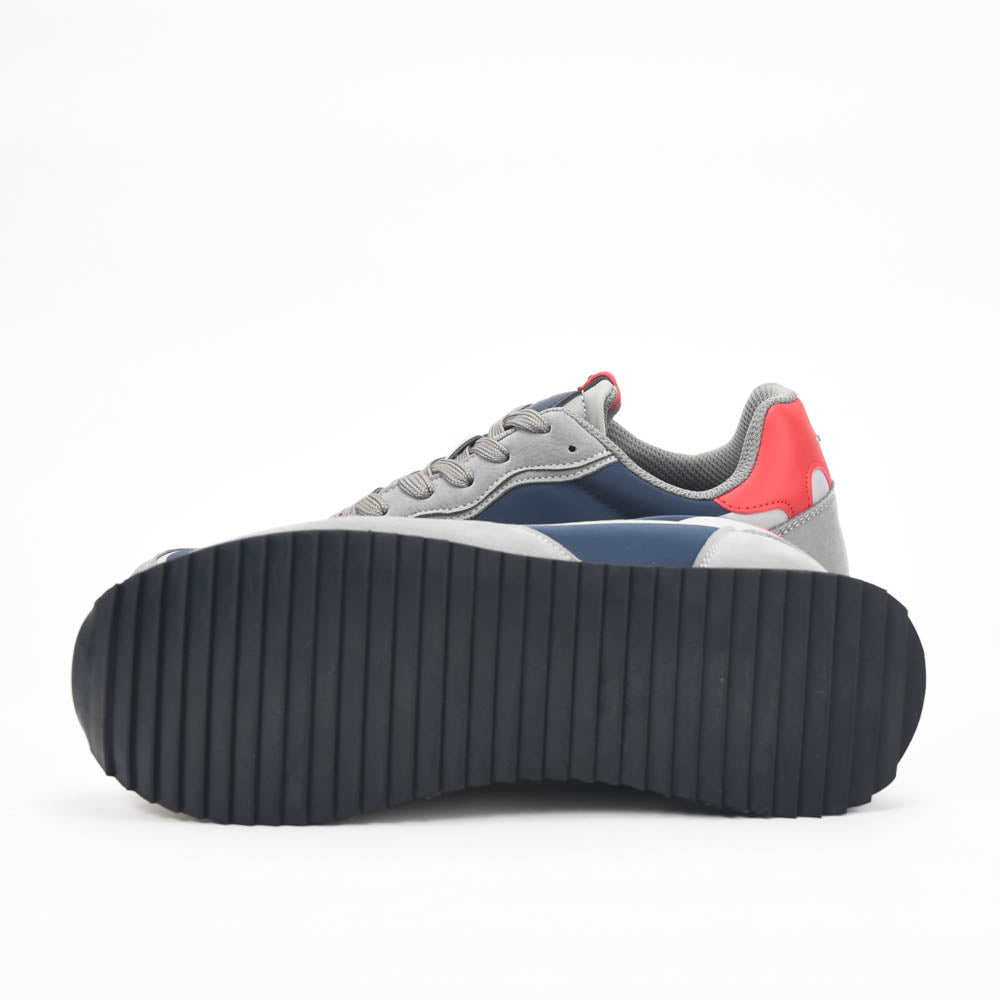 La Martina Low Top Leather Sneakers Grey