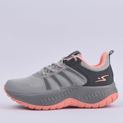 Adrun - Tenis Trail Grip Grise/Rose