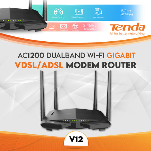 TENDA V12 AC1200 DUALBAND