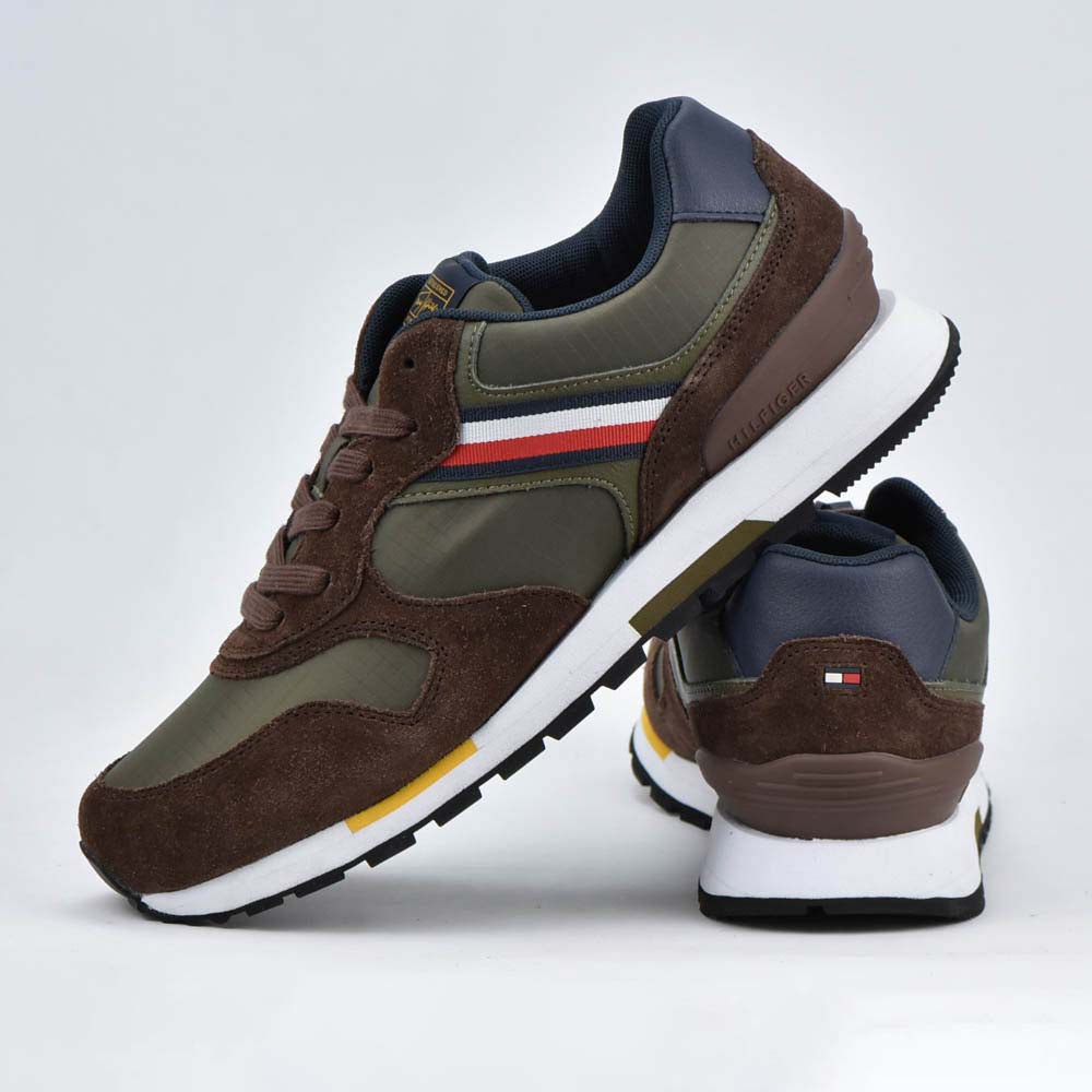 TOMMY HILFIGER - RETRO RUNNER MIX STRIPES