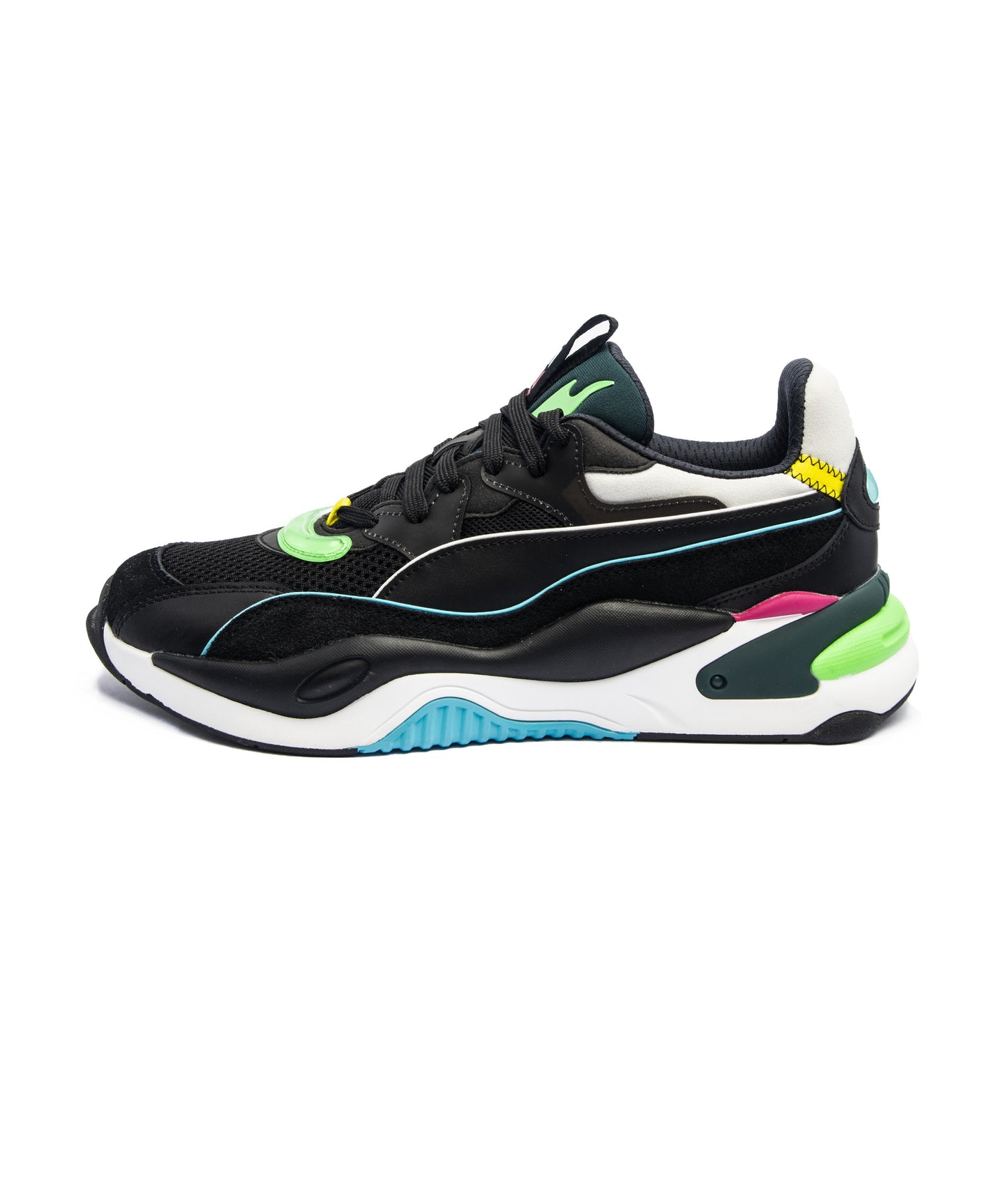 Puma RS 2K INTERNET EXPLORING NOIR NOIR BLEU VERT JAUNE