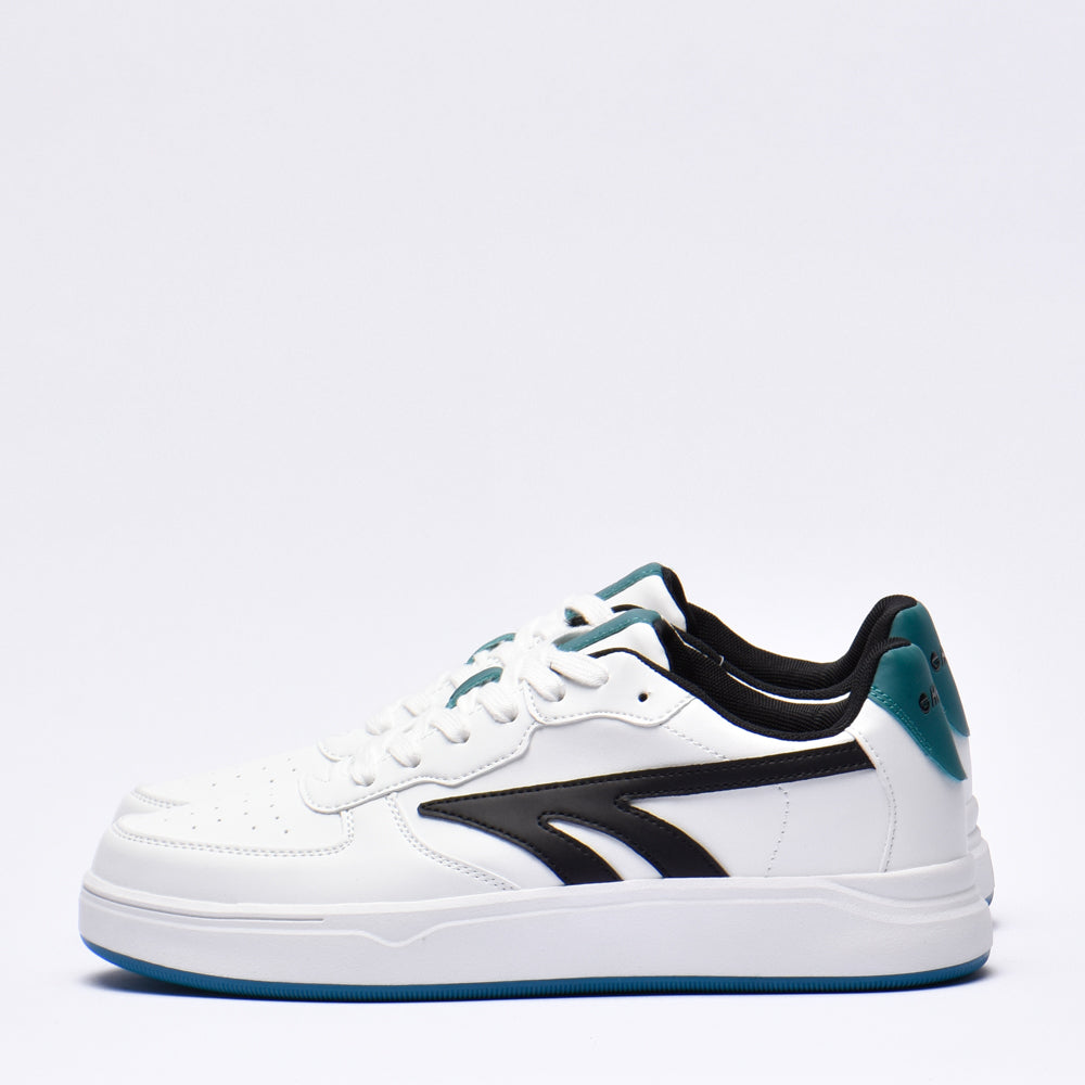 HI TEC VARSITY COURT WHITE BLACK DEEP LAKE