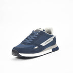 La Martina Low Sneakers Blue Leather