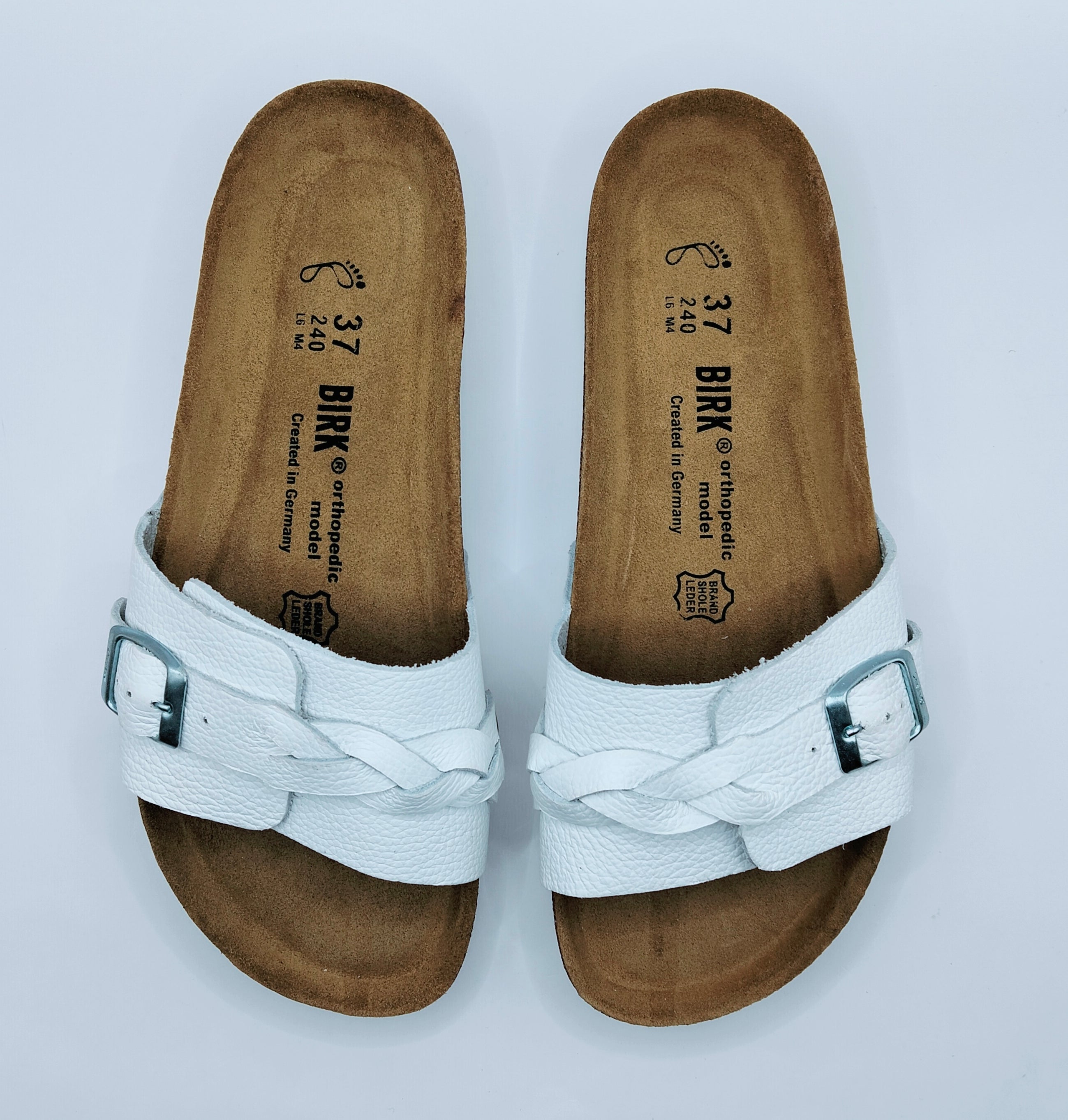 Birk - OITA CUIR BLANC