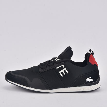 LACOSTE - MANEVRA ELITE 0120 1 CMA BLK/RED TEXTILE