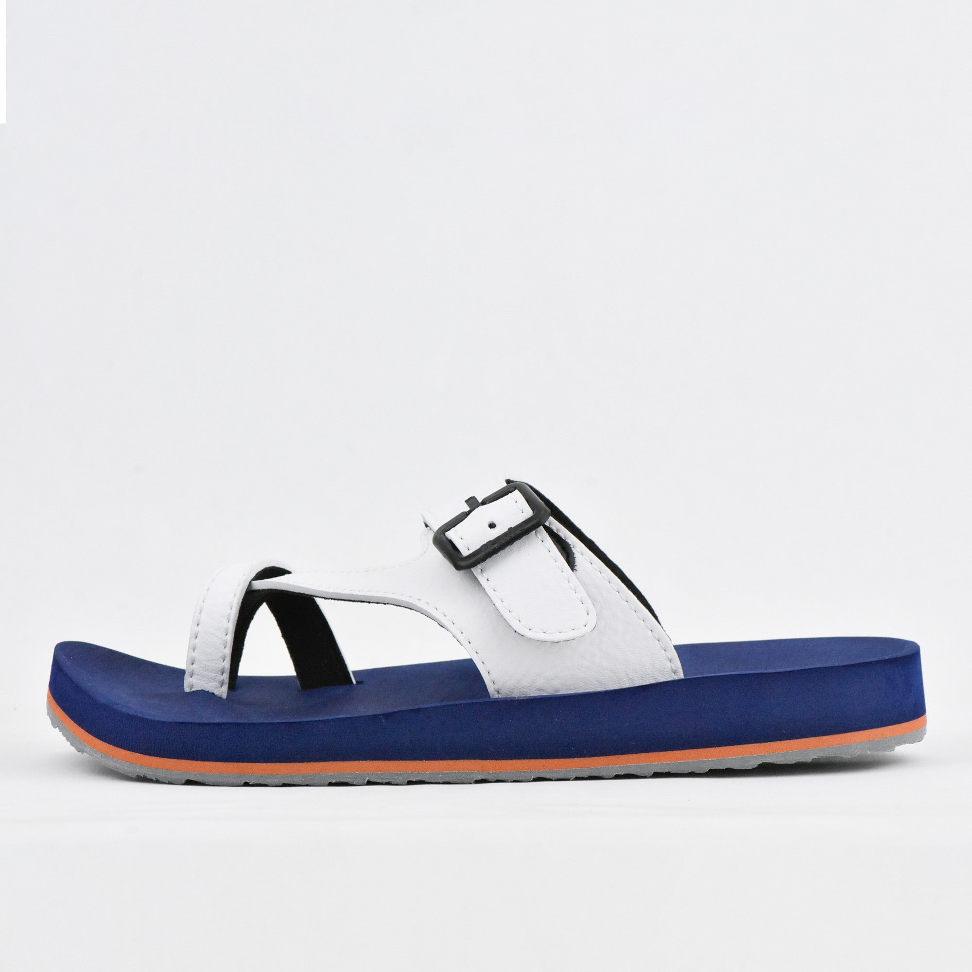 KITO SLIDE AA51M أبيض-أزرق داكن
