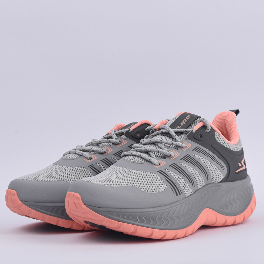 Adrun - Tenis Trail Grip Grise/Rose