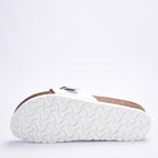 BIRKSBOT CUIR BLANC