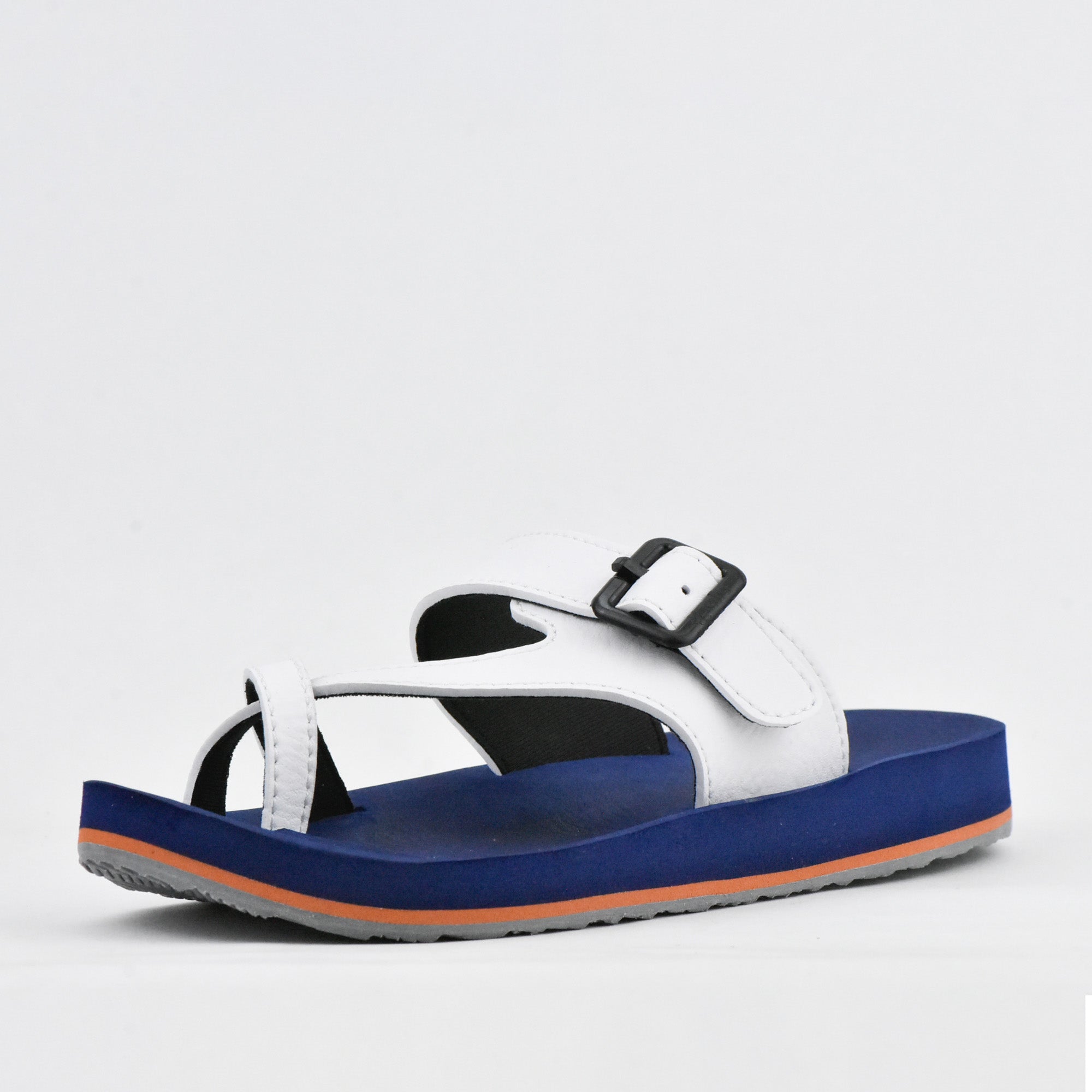 KITO SLIDE AA51M أبيض-أزرق داكن