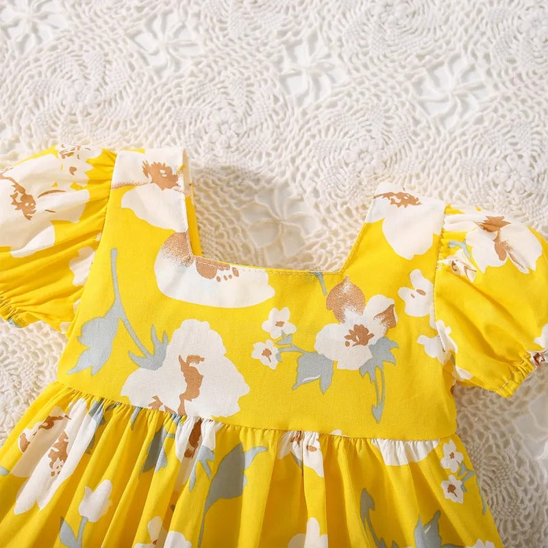 Robe Filles - Korean Style JAUNE