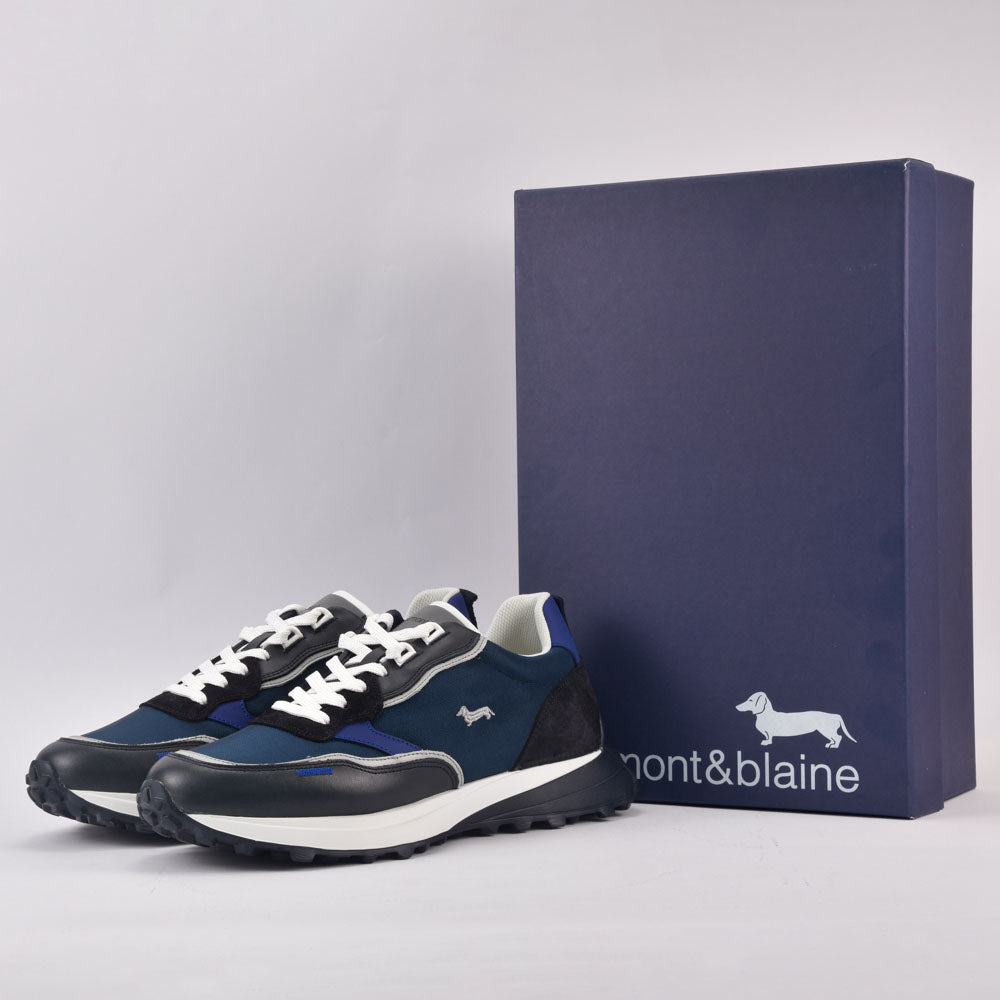 Harmont & Blaine - Chaussure DAIN/CUIR BLU/DRK/WHT