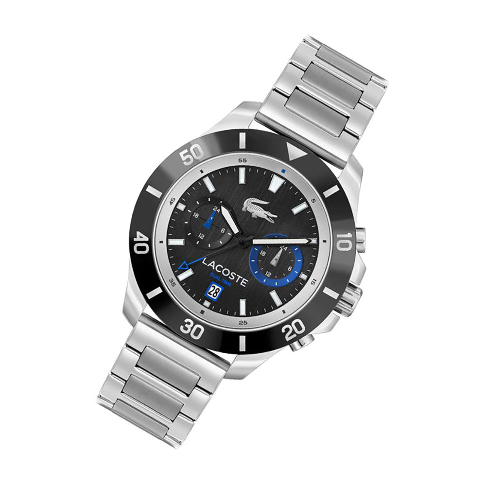 MONTRE Lacoste Stainless Steel Black Dial Multi-function Men\'s Watch