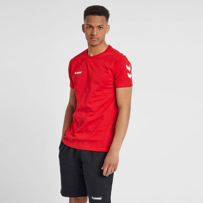 Hummel - Fred Cotton T-Shirt Rouge