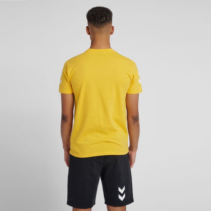 Hummel - Fred Cotton T-Shirt Jaune