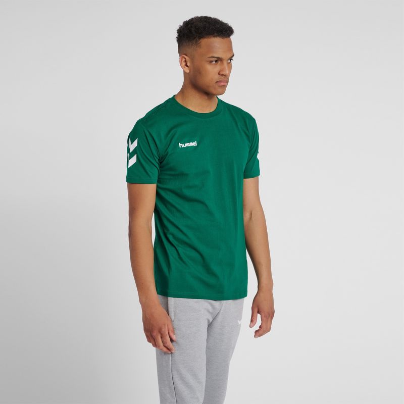 Hummel - Fred Cotton T-Shirt Vert