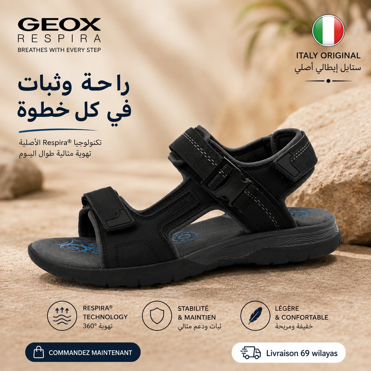 Geox Spherica Sandales Homme