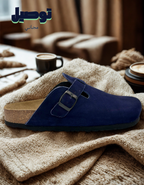 Birk Othopedic Shoes - Nubuck Blue