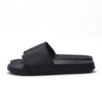 SUN68 Logo Black Slippers