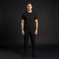 DEPART T-SHIRT HOMME NOIR 100% COTON SIMPLE G23-001601-BLACK