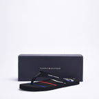 TOMMY HILFIGER - STRIPES FLIP FLOP BLACK