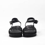 Safety Jogger Sandales Compensées Femme Black Pewter
