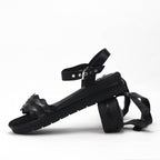 Safety Jogger Sandales Compensées Femme Black Pewter