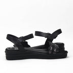Safety Jogger Sandales Compensées Femme Black Pewter