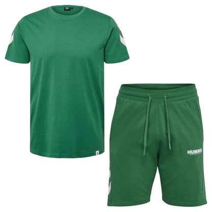 Hummel - Chevron T-Shirt & Short Vert