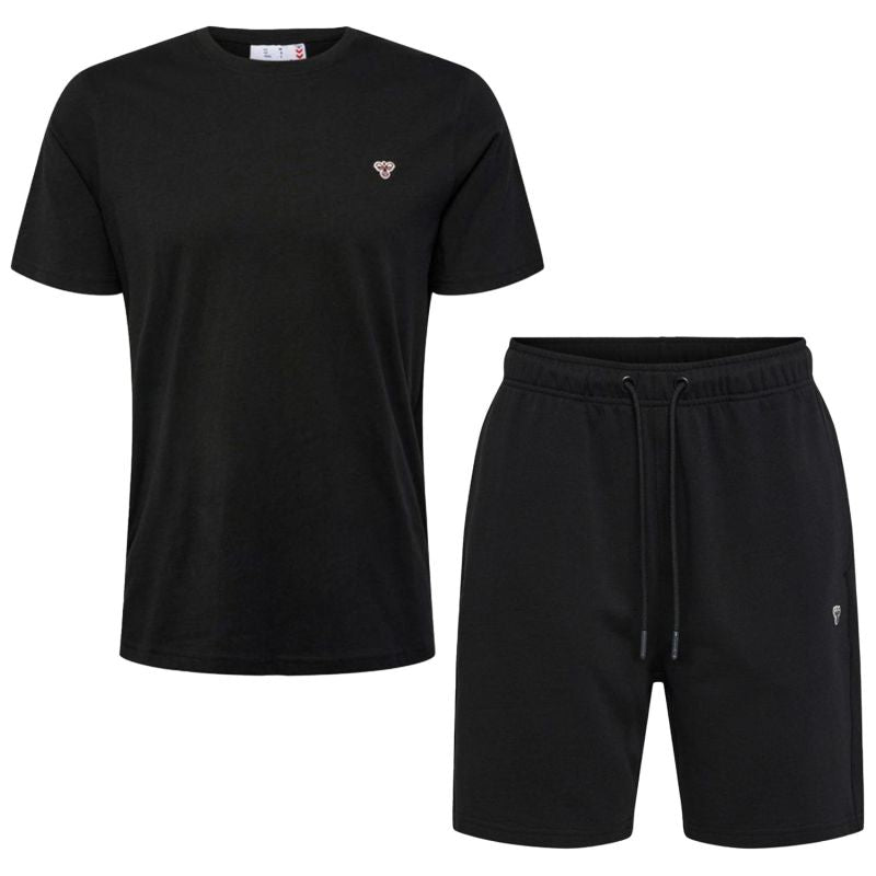 Hummel - Fred T-Shirt & Short Noirs