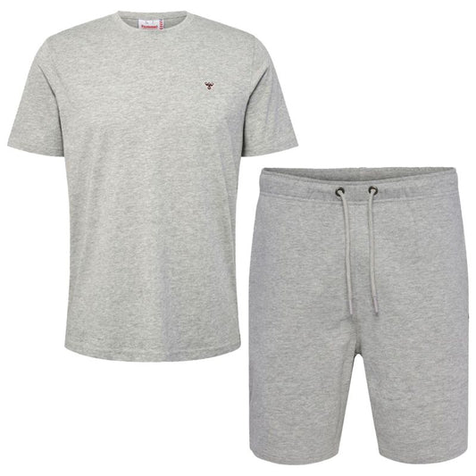 Hummel - Fred T-Shirt & Short Gris