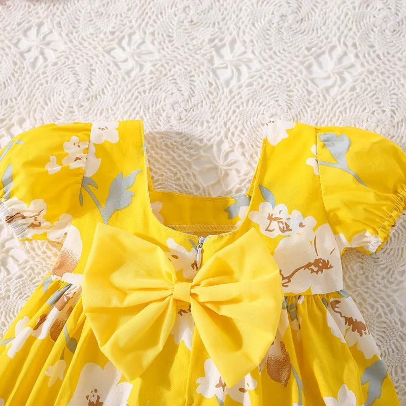 Robe Filles - Korean Style JAUNE