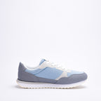TOMMY HILFIGER - FLAG LOW CUT LACE-UP SNEAKER DENIM/GREY