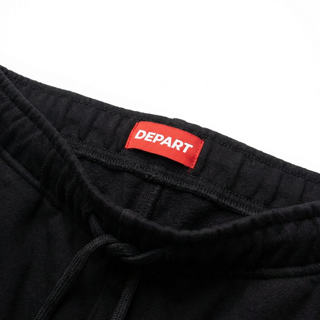 DEPART JOGGING CARGO SLIM HOMME NOIR G23-003077-BLACK