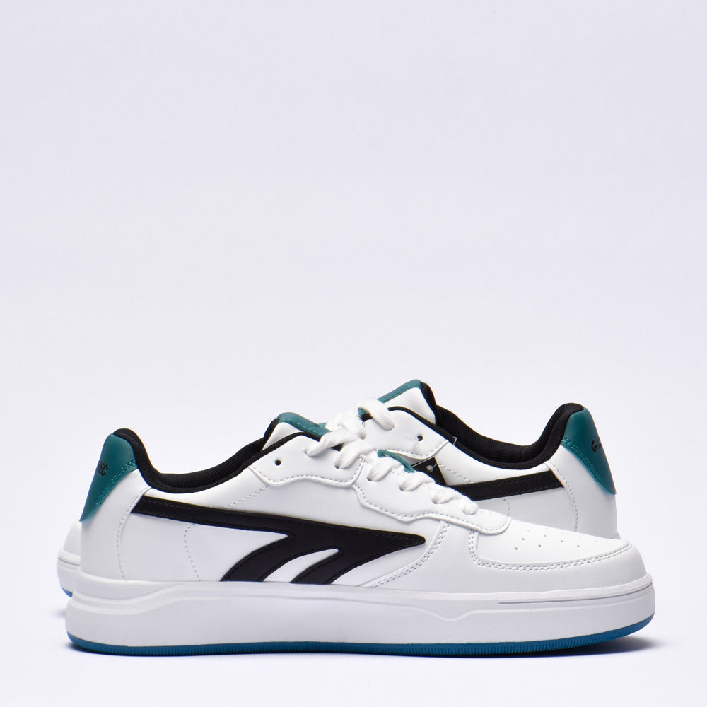 HI TEC VARSITY COURT WHITE BLACK DEEP LAKE