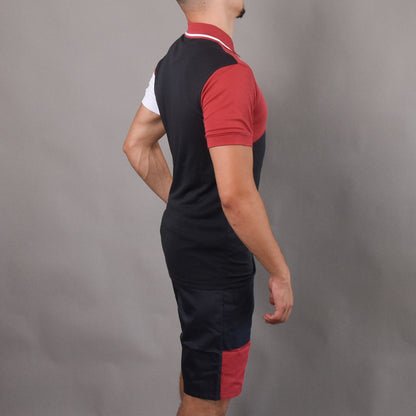 URBAN UNITED POLO SHORT GALAXY 2 RED Ensemble Hommes