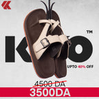 CLAQUETTE KITO AA51M-CREAM-COCOA