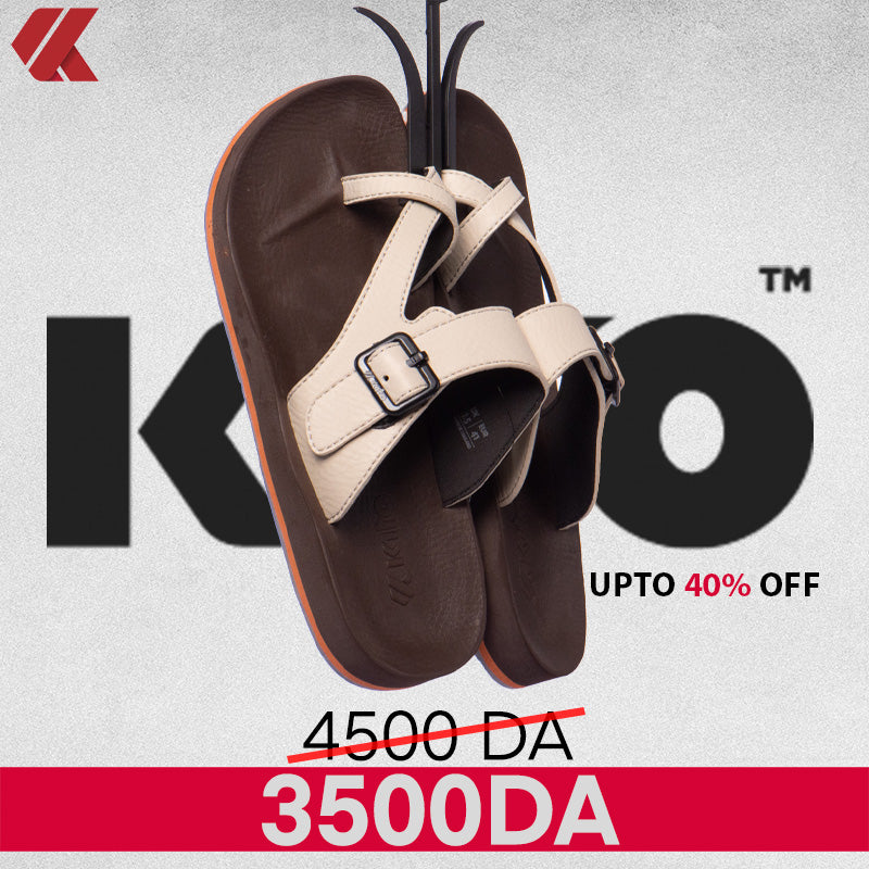 CLAQUETTE KITO AA51M-CREAM-COCOA