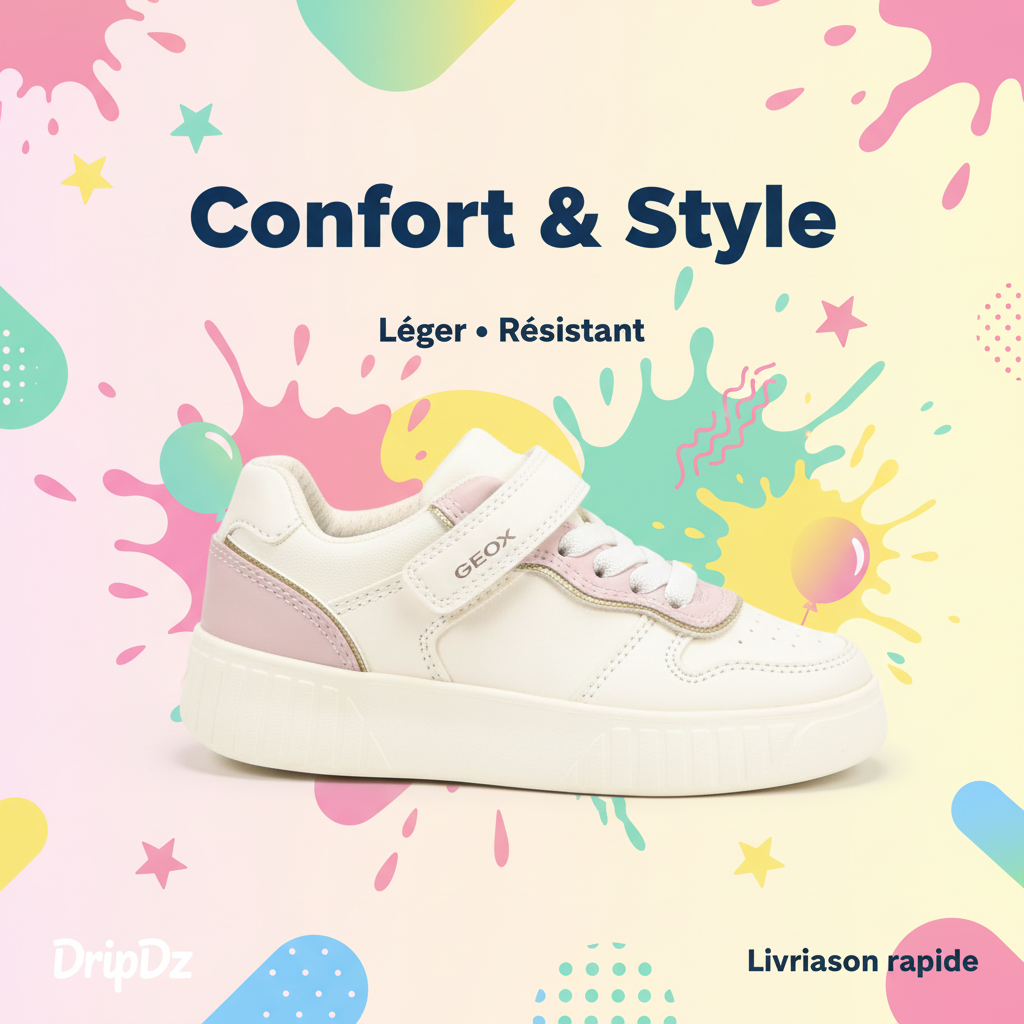 GEOX BASKET J55DVA000BC-C1M8W