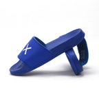 SUN68 Logo Blue Slippers