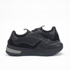 Harmont and Blaine Suede and Fabric Sneakers