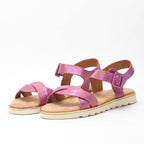 Safety Jogger Cross-Strap Buckle Sandals