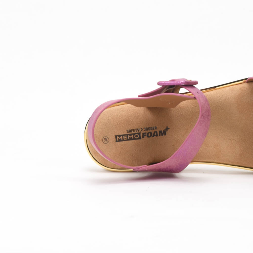 Safety Jogger Cross-Strap Buckle Sandals