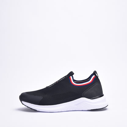 TOMMY HILFIGER - SNEAKER CALZA BASSA NERO