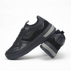 Harmont and Blaine Suede and Fabric Sneakers