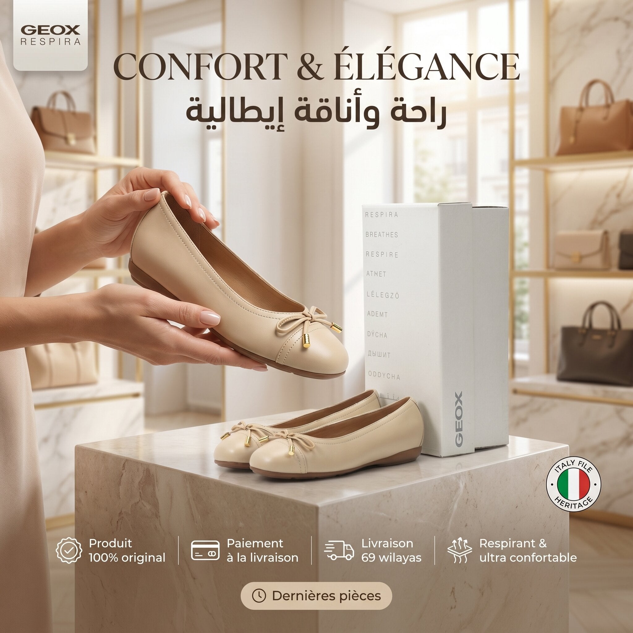 Geox Asheely Bottines Femme