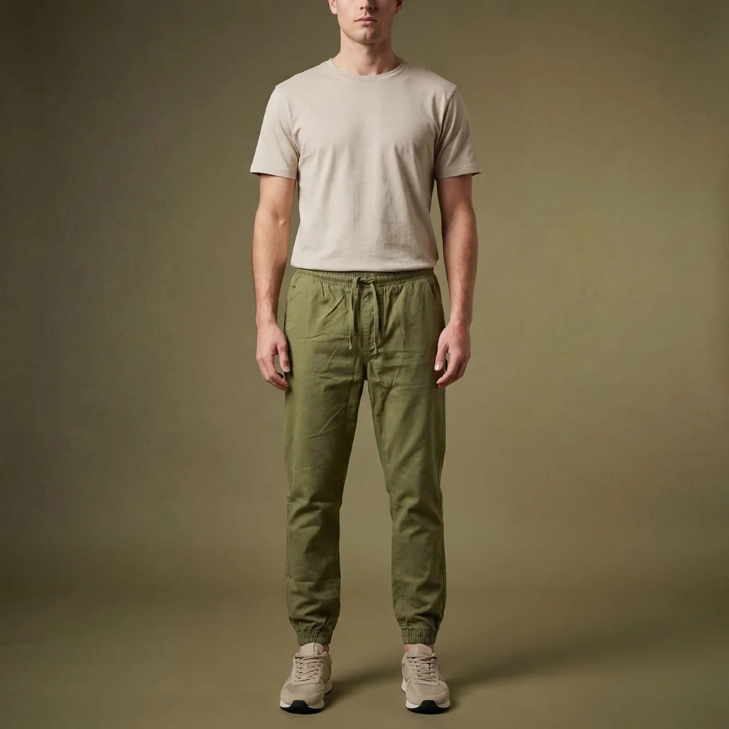 DEPART JOGGER SLIM HOMME KHAKI G21-000176-KHAKI